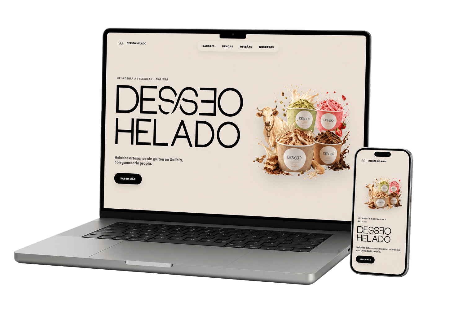 Desseo: Marca joven / Helado ecológico